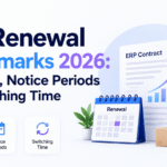 ERP Renewal Benchmarks 2026: Price Increases, Notice Periods, and Switching Time.
