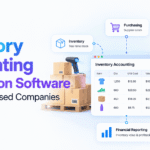 Inventory accounting automation software connecting warehouse stock, product costs, and financial reporting for product-based companies.