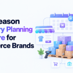 Peak Season Inventory Planning software connecting ecommerce demand forecasts, warehouse stock, and purchasing operations.