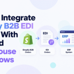 Shopify B2B EDI orders integrated with ERP and warehouse workflows.